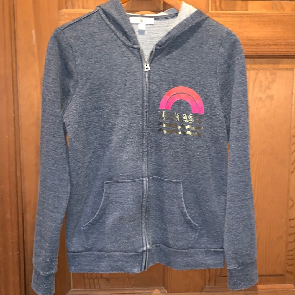 EUC Lucky Brand Lotus “Namaste” Sweatshirt Hoodie Sz S.